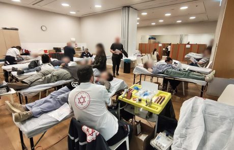 תרומת דם למד”א: תרומות יתבצעו בהתאם להנחיות פיקוד העורף