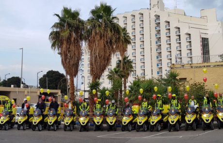 אופנועי מד”א מצילים חיים: נחנך האופנוע ה-500