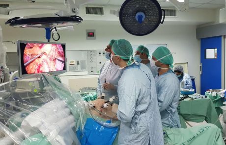 לראשונה בצפון ניתוחי וויפל לכריתת גידולים בראש הלבלב בגישה לפרוסקופית מלאה בביה”ח בני ציון