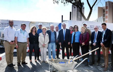 סורקה: הונחה אבן הפינה להרחבת המחלקה לרפואה דחופה ע”ש פרנסיס ונתן קירש