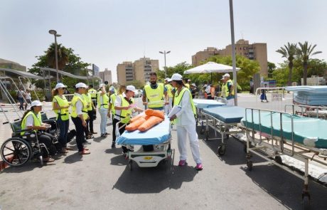 תרגיל רחב היקף במתאר רעידת אדמה הרסנית התקיים לראשונה בסורוקה