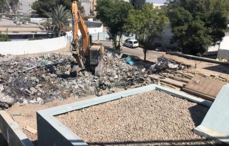 תנופה חדשה: החלו עבודות ההריסה של הפגיה בבית החולים סורוקה לקראת בניה חדשה